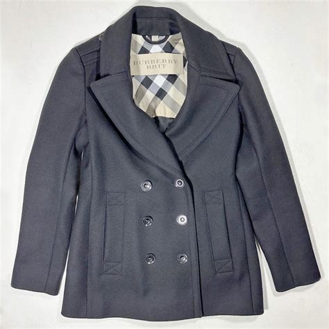 burberry brit tumblebridge peacoat|burberry trench coat.